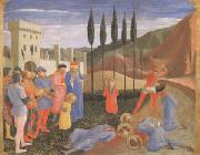 Fra Angelico The Martyrdom of Saints Cosmas and Damian (mk05) oil painting reproduction